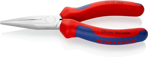 Knipex Langbeckzange verchromt, mit Mehrkomponenten-Hüllen 140 mm 30 15 140 von Knipex