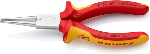 KNIPEX Langbeckzange isoliert mit Mehrkomponenten-Hüllen, VDE-geprüft verchromt 160 mm 30 36 160 KNIPEX Langbeckzange isoliert mit Mehrkomponenten-Hüllen, VDE-geprüft verchromt 160 mm 30 36 160 von Knipex