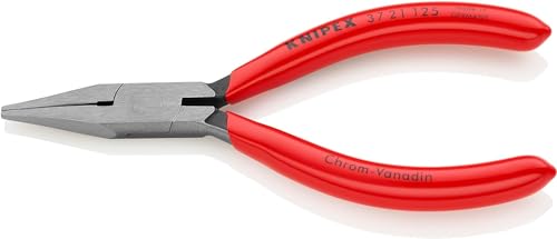 Knipex Greifzange für Feinmechanik schwarz atramentiert, mit Kunststoff überzogen 125 mm 37 21 125 von Knipex