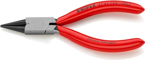 Knipex Greifzange für Feinmechanik schwarz atramentiert, mit Kunststoff überzogen 125 mm 37 41 125 von Knipex