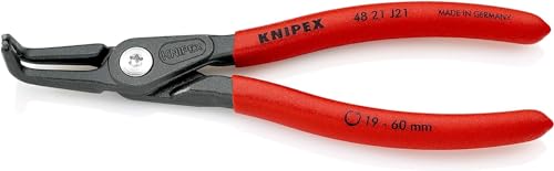 KNIPEX Präzisions-Sicherungsringzange für Innenringe in Bohrungen mit rutschhemmendem Kunststoff überzogen grau atramentiert 165 mm, 48 21 J21 KNIPEX Präzisions-Sicherungsringzange für Innenringe in Bohrungen mit rutschhemmendem Kunststoff überzogen grau atramentiert 165 mm, 48 21 J21 von KNIPEX