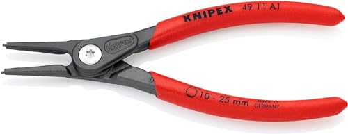 KNIPEX Präzisions-Sicherungsringzange für Außenringe auf Wellen mit rutschhemmendem Kunststoff überzogen grau atramentiert 140 mm, 49 11 A1 KNIPEX Präzisions-Sicherungsringzange für Außenringe auf Wellen mit rutschhemmendem Kunststoff überzogen grau atramentiert 140 mm, 49 11 A1 von KNIPEX