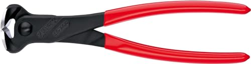 Knipex Vornschneider schwarz atramentiert, mit Kunststoff überzogen 200 mm 68 01 200 von Knipex