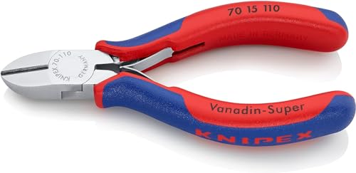 KNIPEX Seitenschneider mit Mehrkomponenten-Hüllen verchromt 110 mm, 70 15 110 KNIPEX Seitenschneider mit Mehrkomponenten-Hüllen verchromt 110 mm, 70 15 110 von KNIPEX