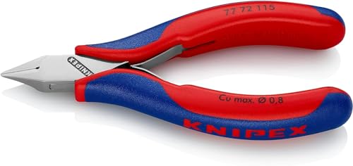 Knipex Elektronik-Seitenschneider mit Mehrkomponenten-Hüllen 115 mm 77 72 115 von Knipex