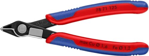 KNIPEX Electronic Super Knips mit Mehrkomponenten-Hüllen brüniert 125 mm 78 71 125 von Knipex