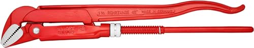 KNIPEX Rohrzange 45° rot pulverbeschichtet 430 mm, 83 20 015 KNIPEX Rohrzange 45° rot pulverbeschichtet 430 mm, 83 20 015 von KNIPEX