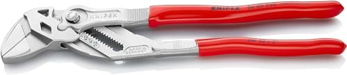 KNIPEX Zangenschlüssel, Multi-Schraubenschlüssel, Chrom-Vanadium, Rostschutz verchromt, 250 mm (SB-Karte/Blister), 86 03 250 SB von Knipex