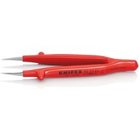 KNIPEX Universalpinzetten Präzisions-Pinzette, isoliert, Glatt, VDE isoliert, Länge: 92 27 61 125mm von Knipex