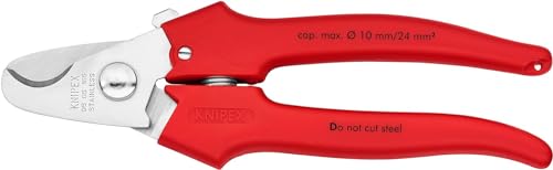 Knipex Kabelschere Griffe mit Kunststoff umspritzt mit Kunststoff umspritzt 165 mm 95 05 165 von Knipex