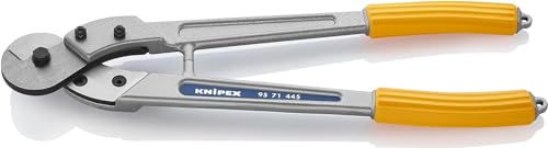 Knipex Drahtseil- und Kabelschere mit Kunststoff-Hüllen 445 mm 95 71 445 von KNIPEX