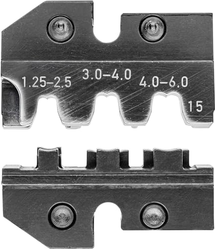 Knipex Crimpeinsatz für Fahnenstecker und unisolierte offene Steckverbinder 97 49 15 von Knipex