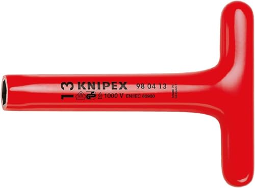 Knipex Steckschlüssel mit T-Griff 200 mm 98 04 08 von Knipex