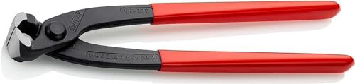 Knipex Monierzange (Rabitz- oder Flechterzange) schwarz atramentiert, mit Kunststoff überzogen 220 mm 99 01 220 von Knipex