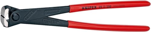 KNIPEX Kraft-Monierzange hochübersetzt mit Kunststoff überzogen schwarz atramentiert 250 mm, 99 11 250 von KNIPEX
