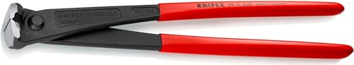 Knipex Kraft-Monierzange hochübersetzt schwarz atramentiert, mit Kunststoff überzogen 300 mm 99 11 300 von Knipex