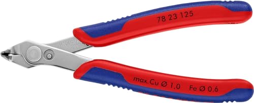 Knipex Electronic Super Knips® mit Mehrkomponenten-Hüllen 125 mm (SB-Karte/Blister) 78 23 125 SB von Knipex