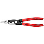 KNIPEX Elektrische Installationszange 13 81 200    Schwarz, Silber, Rot Werkzeugstahl von Knipex