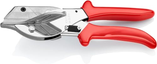 Knipex Gehrungsschere für Kunststoff- und Gummiprofile verchromt, mit Kunststoff-Hüllen 215 mm 94 35 215 EAN von Knipex