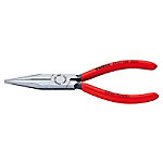 KNIPEX Lange Nasenzange 30 21 140 Kunststoffabdeckung 42 mm  Rot Chrom Vanadium Elektrostahl von Knipex