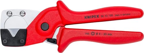 KNIPEX Rohrschneider für Mehrschicht- und Pneumatikschläuche 4 - 20 mm (SB-Karte/Blister) 90 10 185 SB von Knipex