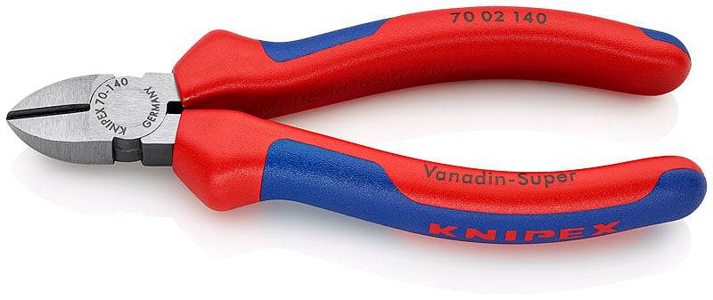 Knipex Seitenschneider 140 mm schwarz Mehrkomponenten-Hülle von Knipex