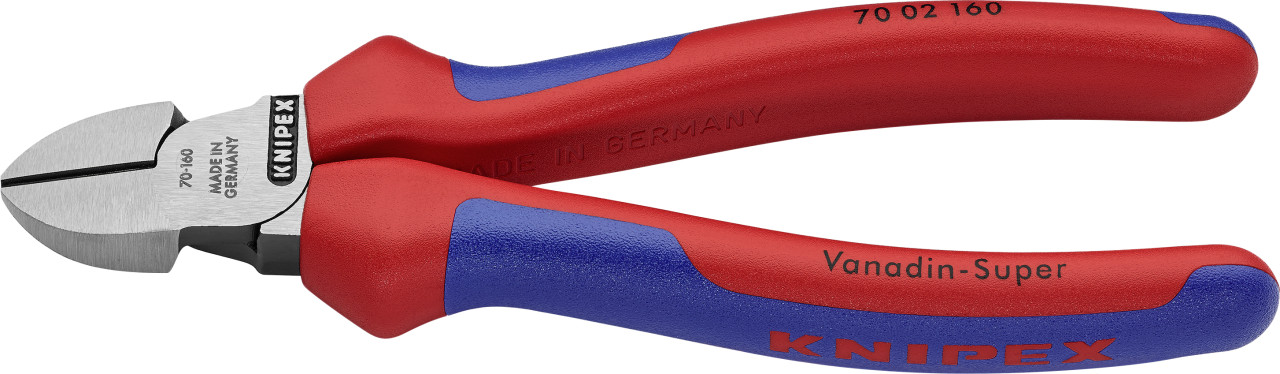 Knipex Seitenschneider 160 mm schwarz Mehrkomponenten-Hülle von Knipex