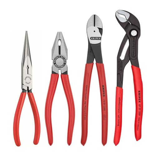 KNIPEX Tools 9K 00 80 94 US Cobra Kombischneider und Spitzzange 4-teilig von Knipex