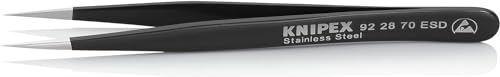 KNIPEX Universalpinzette ESD Glatt Mattiert 110 mm, 92 28 70 ESD von KNIPEX