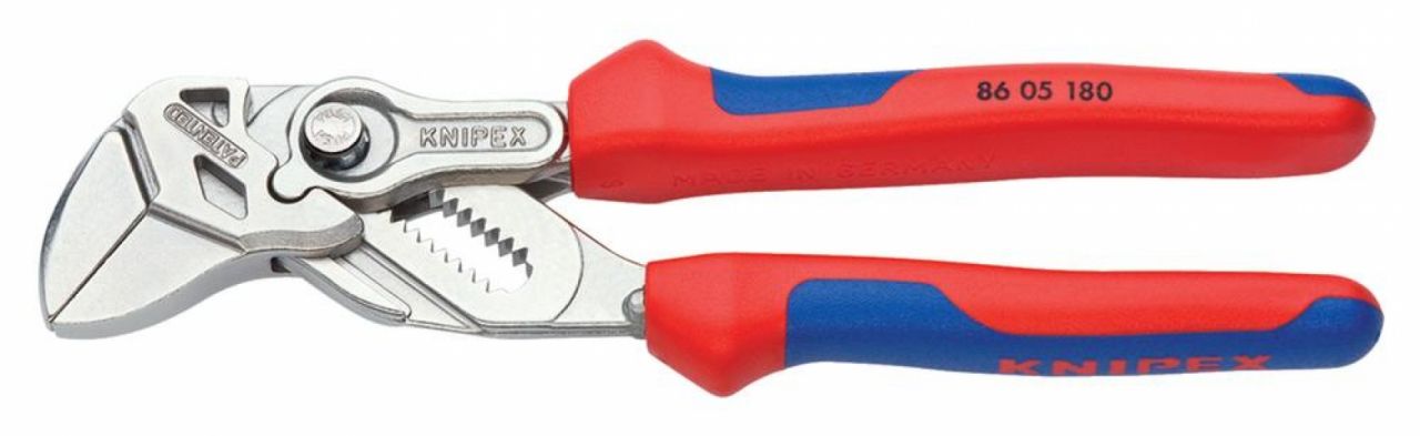 Knipex Zangenschlüssel vernickelt Mehrkomponenten-Hülle von Knipex