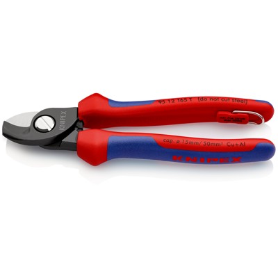 Kabelschere 95 12 165 T brüniert Mehrkomponenten mit Öse ø15mm 165mm von Knipex