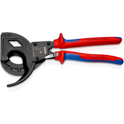 Kabelschere 95 32 320 Ratschenfunktion poliert MK ø60mm 320mm von Knipex