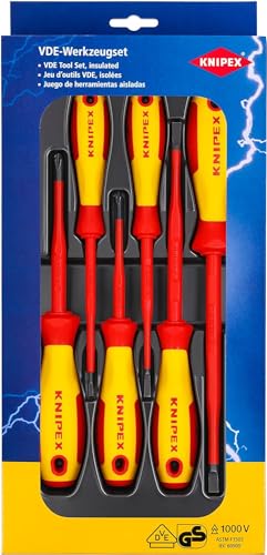 Knipex VDE Schraubendreher-Paket Schlitz / Phillips® (SB-Karte/Blister) 00 20 12 V02 von Knipex