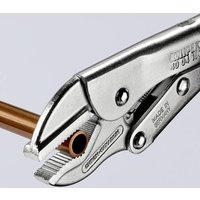 Knipex 40 04 180 Gripzange Gerade mit Prismenaussparung 0 - 35mm 180mm von Knipex