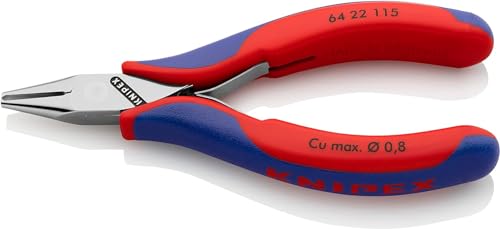 Knipex Elektronik-Vornschneider mit Mehrkomponenten-Hüllen 115 mm 64 22 115 von Knipex