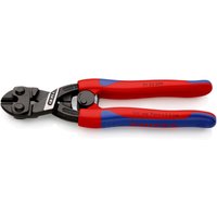 KNIPEX 71 32 200 SB CoBolt® Kompakt-Bolzenschneider mit schlanken Mehrkomponenten-Hüllen schwarz atramentiert 200 mm von Knipex