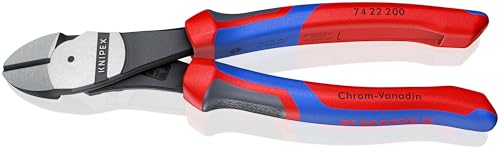 KNIPEX Kraft-Seitenschneider mit Comfort-Griffen schwarz atramentiert 200 mm, 74 22 200 KNIPEX Kraft-Seitenschneider mit Comfort-Griffen schwarz atramentiert 200 mm, 74 22 200 von KNIPEX
