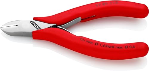 Knipex Elektronik-Seitenschneider mit Kunststoff überzogen 115 mm 77 01 115 von Knipex