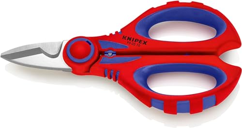 Knipex Elektrikerschere mit Mehrkomponenten-Hüllen, glasfaserverstärkt 160 mm 95 05 10 SB von Knipex