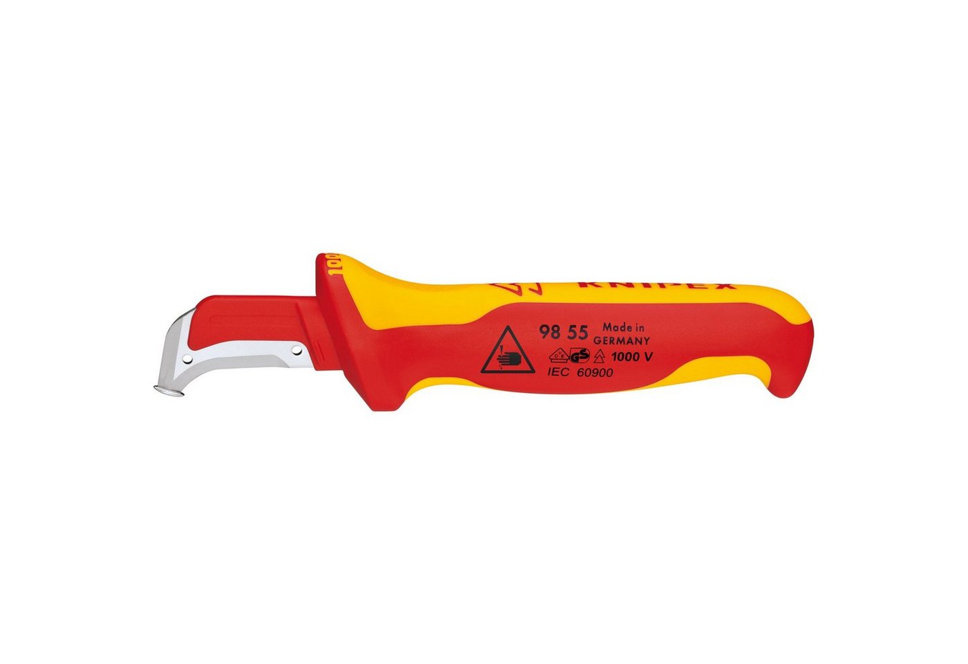 Knipex Abisolierzange KNIPEX Abmantelungsmesser 98 55 SB VDE, Messer von Knipex