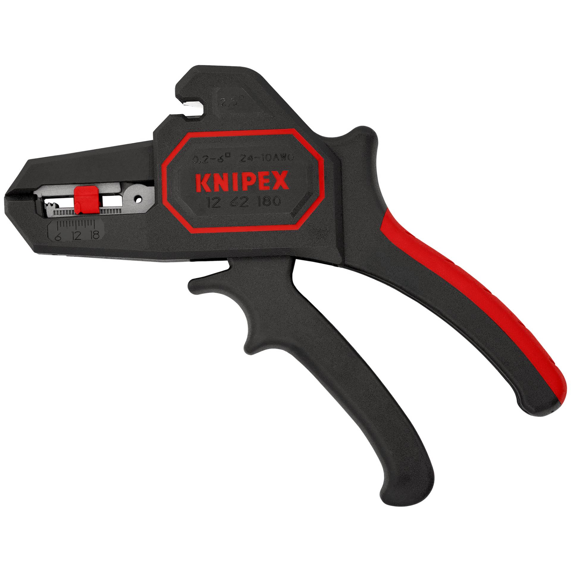 Knipex Abisolierzange schwarz/rot automatisch 180 mm Knipex Abisolierzange schwarz/rot automatisch 180 mm von Knipex