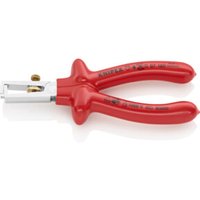 KNIPEX 11 07 160 Abisolierzange mit Öffnungsfeder, universal verchromt VDE 160 mm KNIPEX 11 07 160 Abisolierzange mit Öffnungsfeder, universal verchromt VDE 160 mm von Knipex