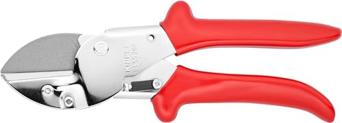 KNIPEX Amboss-Schere mit Kunststoff-Hüllen verchromt 200 mm, 94 55 200 von KNIPEX