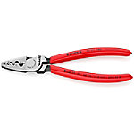 Knipex Crimpzange 97 71 180 Werkzeugstahl 180 mm Rot von Knipex