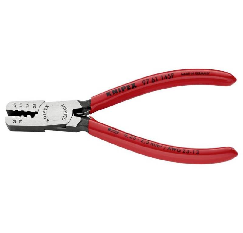 Knipex Crimpzange Crimpzange für Aderendhülsen 97 61 145 F von Knipex