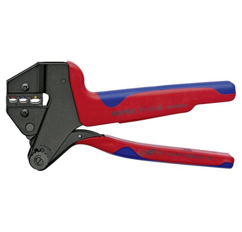 Knipex Crimpzange Knipex 97 43 06 Crimpzange Isolierte Kabelschuhe, Isolierte Steckver von Knipex