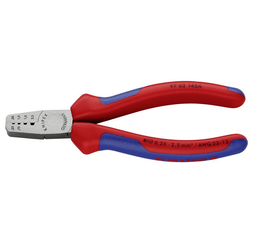 Knipex Crimpzange Knipex 97 62 145 A Crimpzange Aderendhülsen 0.25 bis 2.5 mm² von Knipex