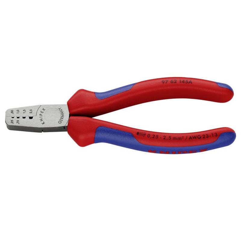 Knipex Crimpzange Knipex 97 62 145 A Crimpzange Aderendhülsen 0.25 bis 2.5 mm² von Knipex