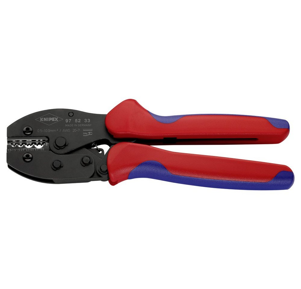 Knipex Crimpzange Knipex PreciForce 97 52 33 Crimpzange Unisolierte Rohrkabelschuhe, Un von Knipex