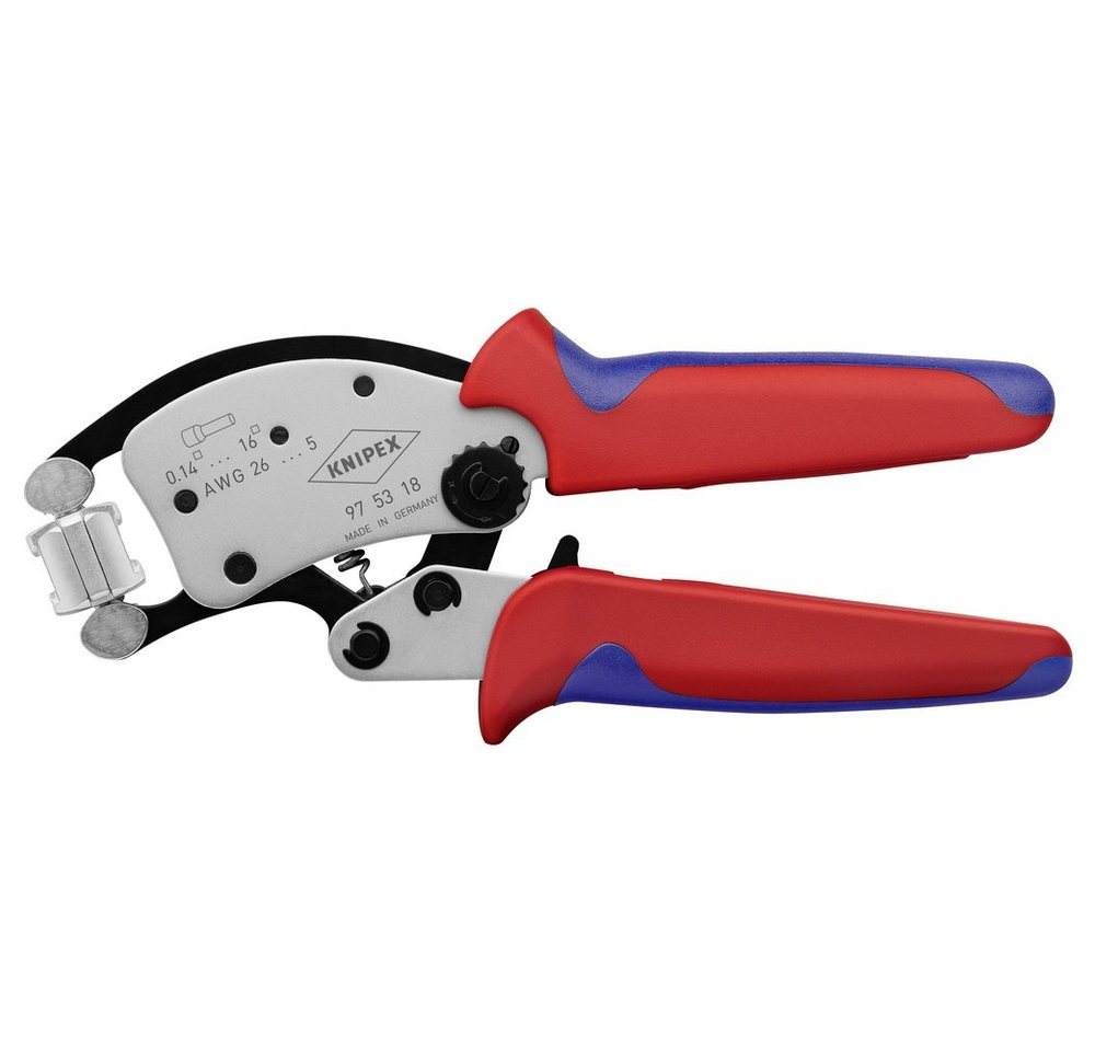 Knipex Crimpzange Knipex Twistor®16 97 53 18 SB Crimpzange 0.14 bis 16 mm² von Knipex